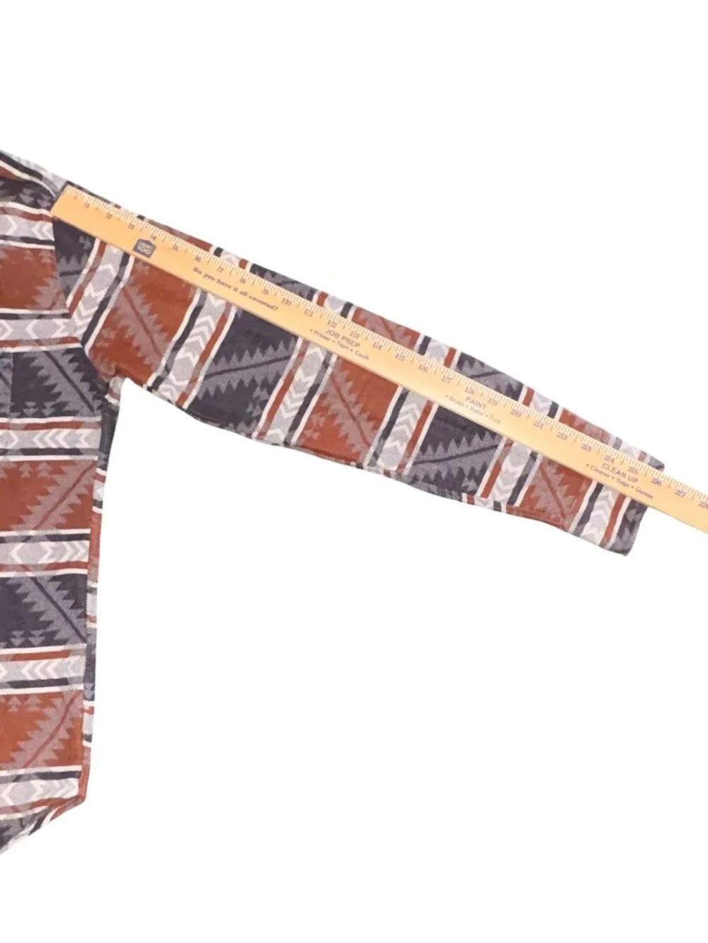 J. Crew Aztec Long Sleeve Flannel Button Up Western Southwest Slim Mens Medium